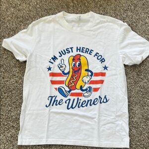 4th of July Weiner Cotton T-Shirt